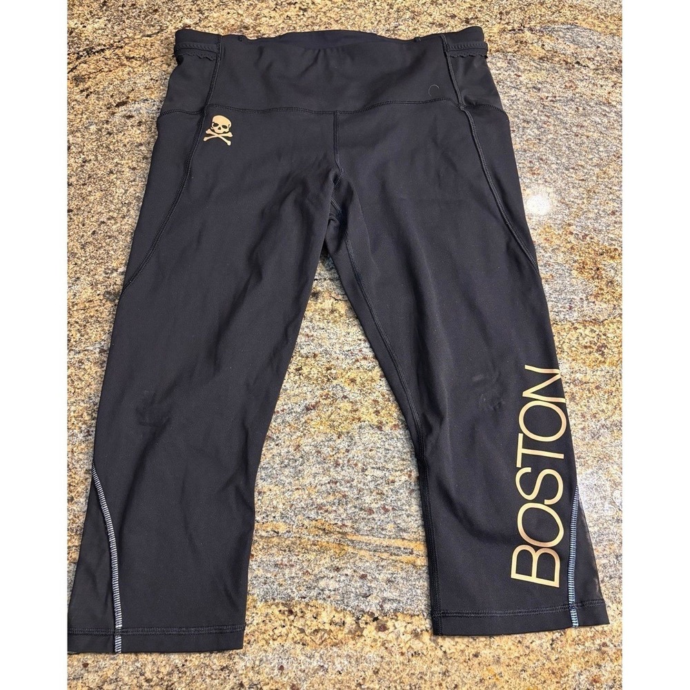 Lululemon SoulCycle Boston‎ Cropped Leggings 18" Size 10